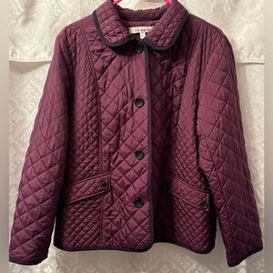 Croft & Barrow Purple Jacket XL